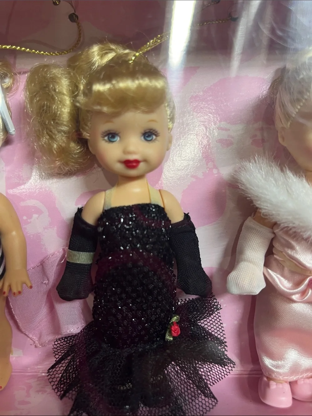 Mattel Kelly Collector Edition 4-Piece Doll Giftset - Pink, Black, White, Red